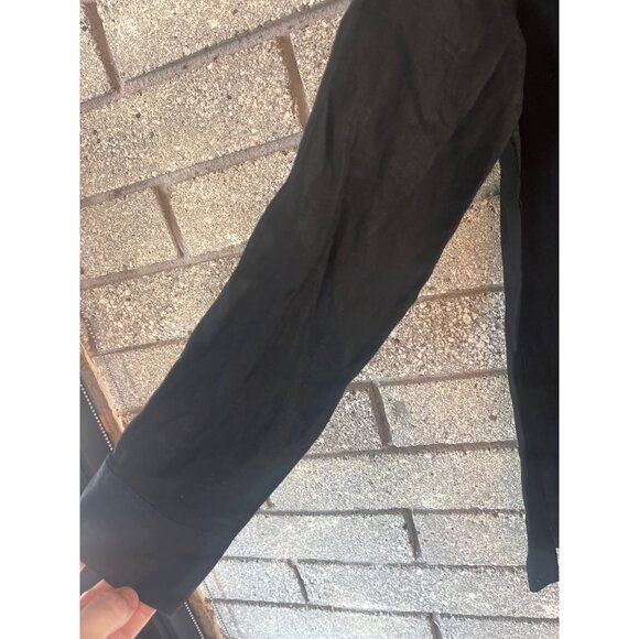 Bloomingdales Black 100% Linen Long Sleeve Button-Up Shirt XL NWT - Picture 4 of 11